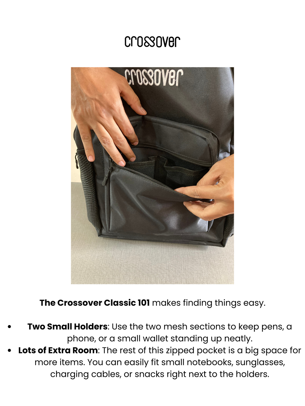 Crossover Classic 101 laptop bag padded laptop pocket